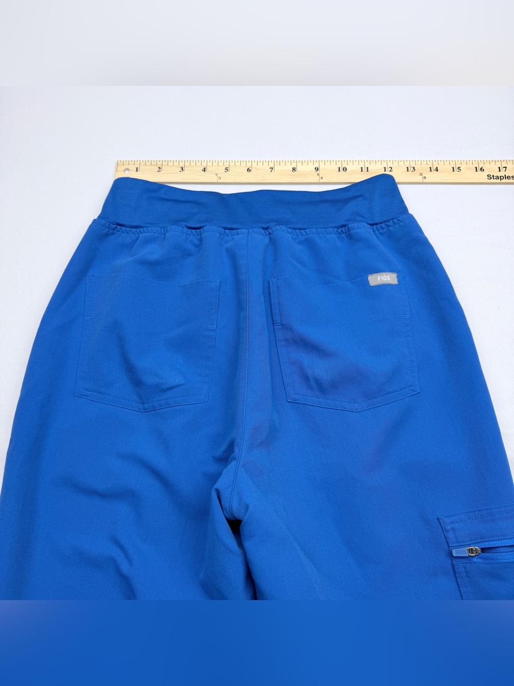 Figs Women’s Royal Blue Zamora Jogger Scrub Pants - Picture 6 of 9